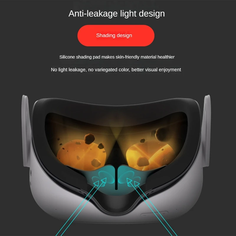 Air Circulation Cooling Mask Circulation Mask Q2 VR Portable Magnetic Relief Fogging Fan Accessories For Oculus Quest2