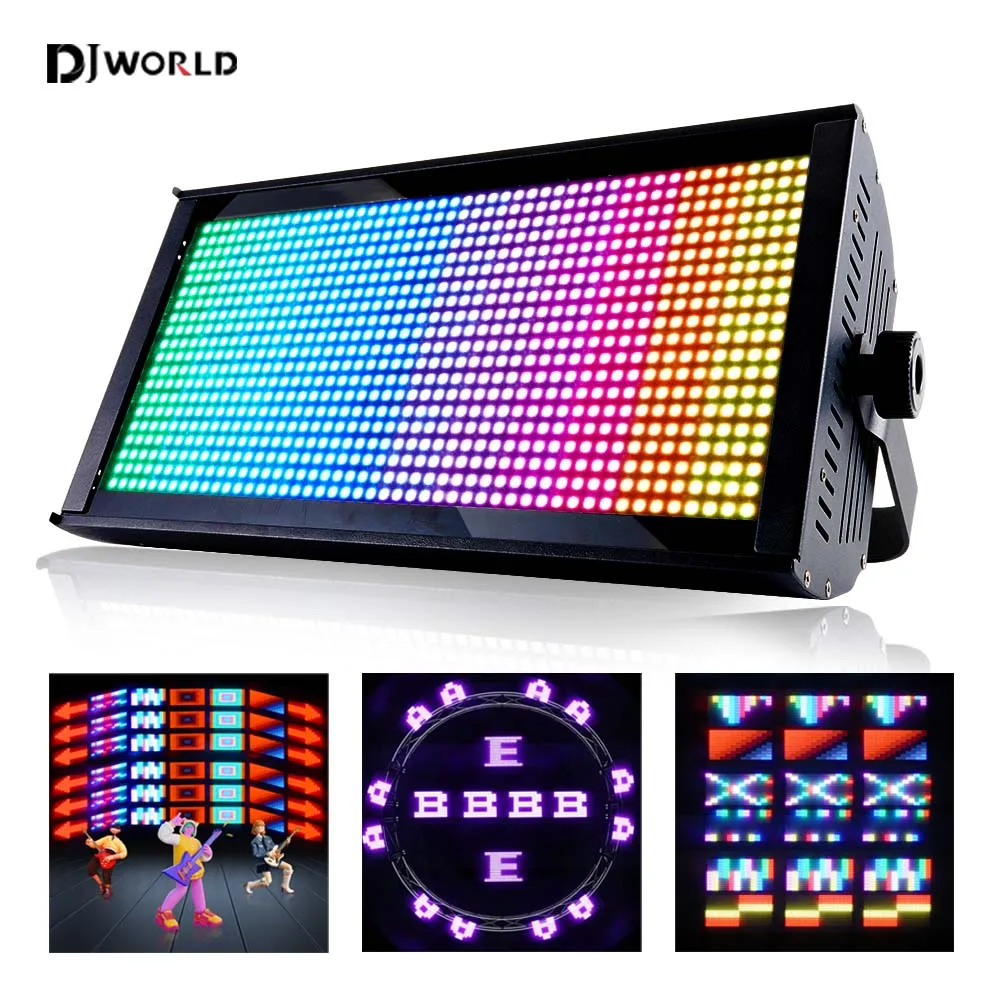 200W LED Strobe Light RGB 3in1 Mixing Color Strobe Flash Party Lights For Disco Party Wedding Flash Stage Professional Lighting