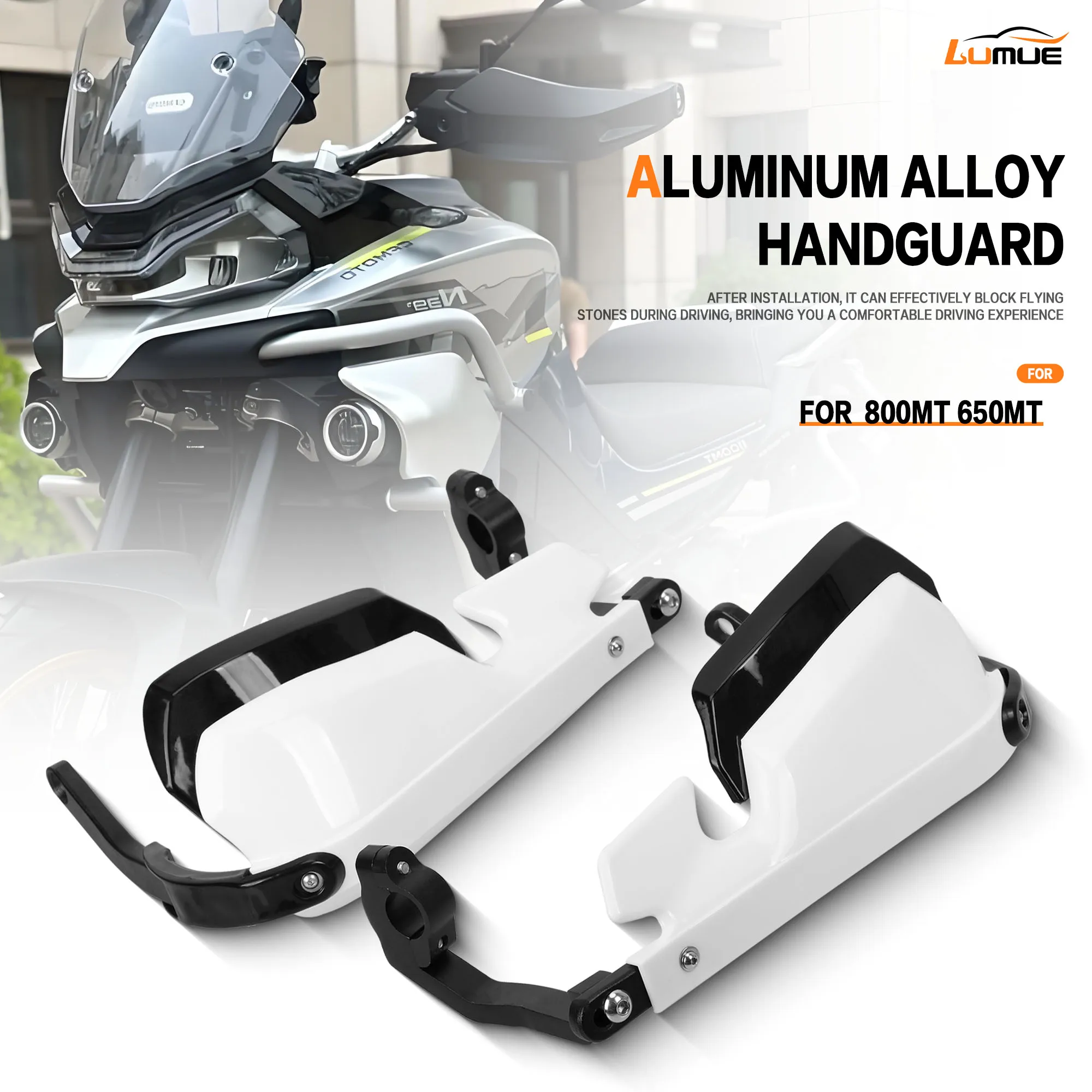 For CFMOTO 800MT 650MT 2021-2025 Motorcycle CF800MT new aluminum alloy Handguard Shield Hand Guard Protector Windshield