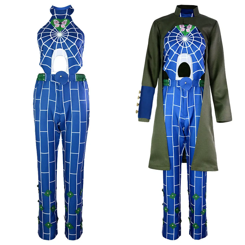 Anime JoJo Bizarre Adventure Cosplay Dress Cloak Jolyne Cujoh Full Set Halloween Carnival Character Role Play Stage Costumes view 3
