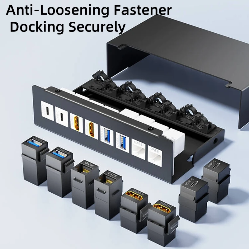 Female to Female USB 3.0 Keystone Jack Adapter