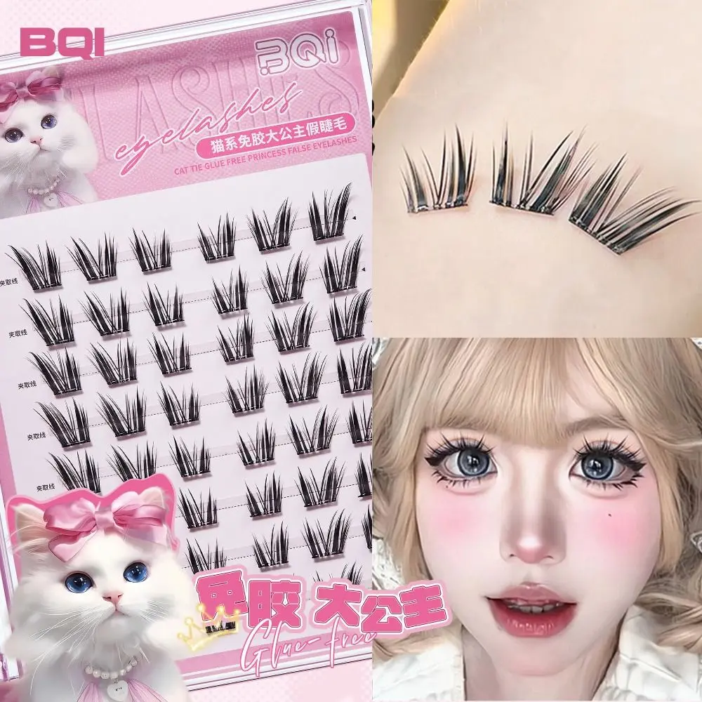 Uitbreiding zelfklevende Lash Clusters DIY Herbruikbare Valse Wimpers Individuele Langdurige Valse Wimper Clusters Make-Up Tool