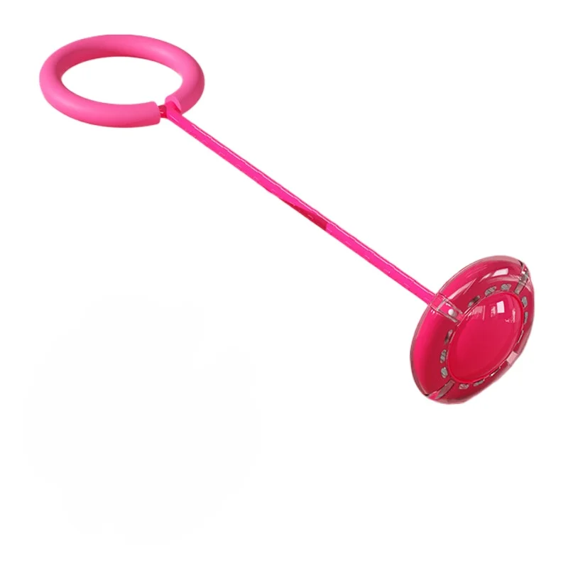 Glitter jump kids girl Jump ball single spin bounce glow-in-the-dark swing loop