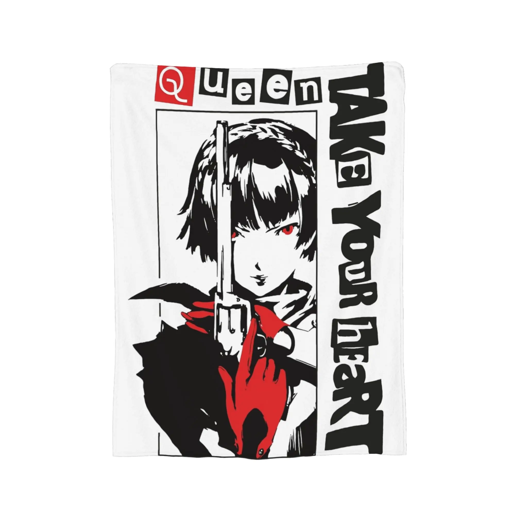 Queen Persona 5 Shin Megami Tensei Knitted Blanket Persona Anime  Plush Throw Blankets Summer Decoration Soft Warm Bedsprea