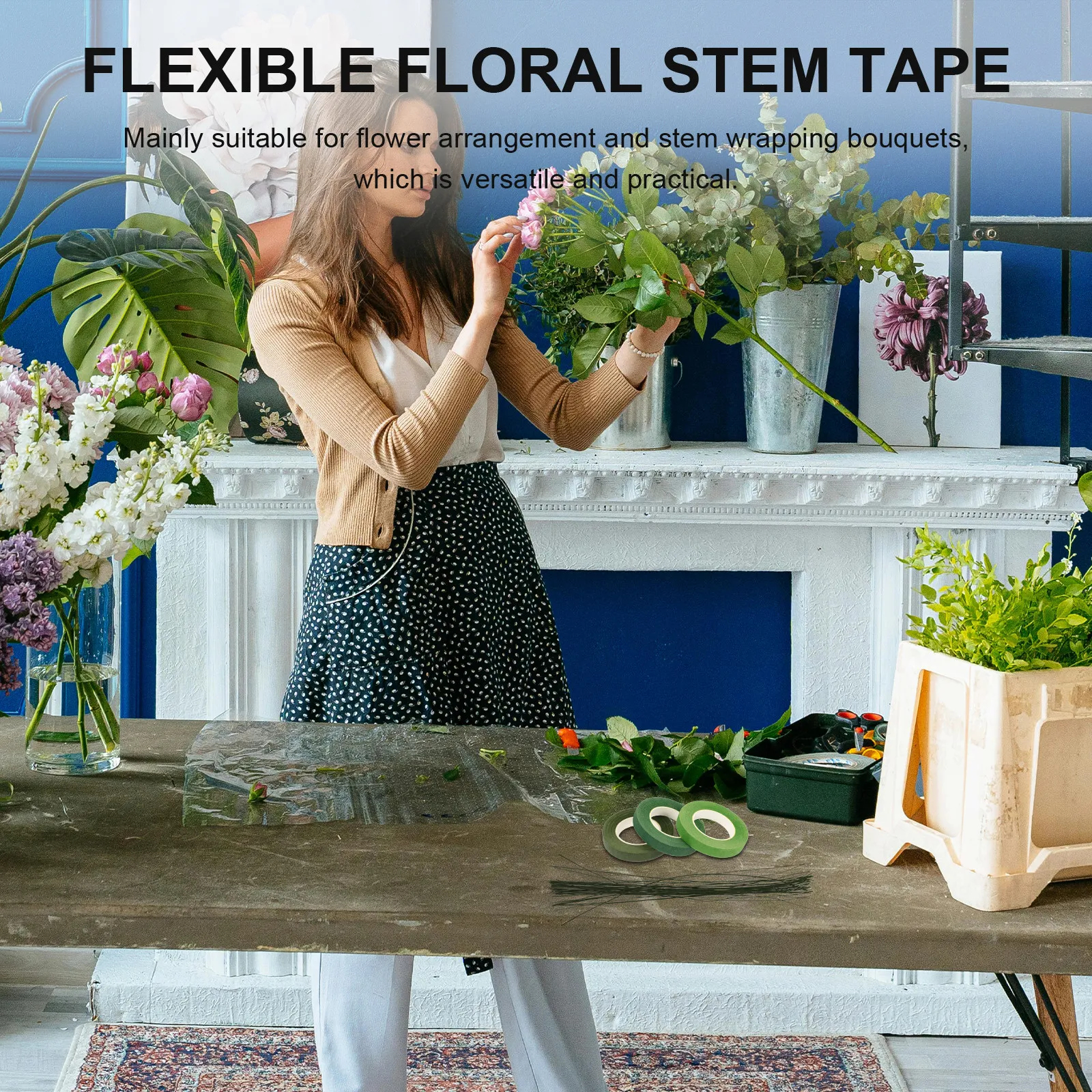 Nastro Floreale Verde, Kit per - Wire Stem Florist recensione e prezzo