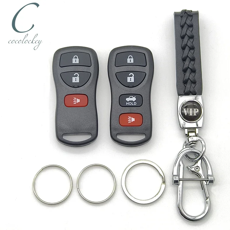 

Cocolockey Remote Key Shell Replacement for 2002-2006 Nissan Armada Maxima Altima 350Z Frontier Car Keys Fob Shell Case Pair