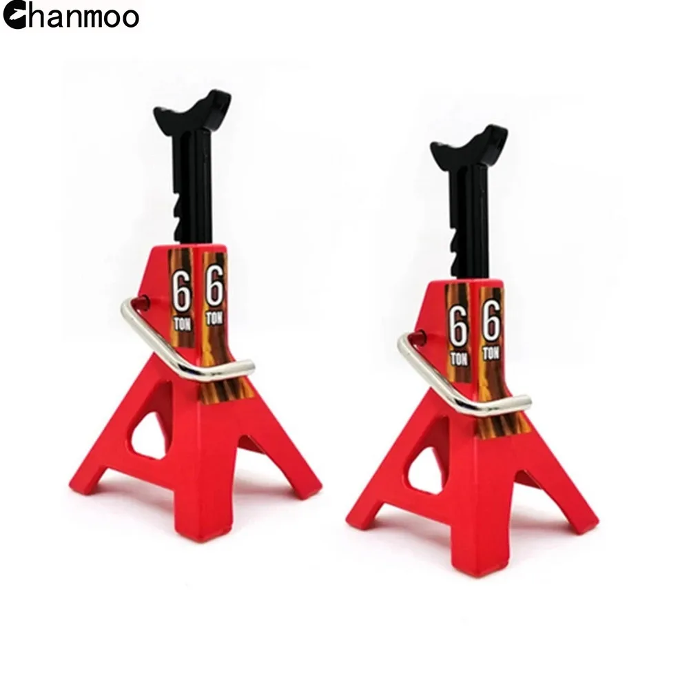 Supports de cric de Simulation RC, cric de jouet de 6 tonnes adapté aux voitures jouets RC, outil de réparation pour chenille 1/10 RC SCX10 D90 CC01 TRX4 Axial