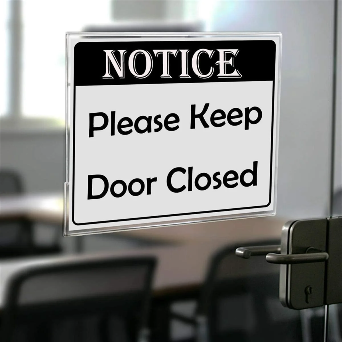 A66I2 4 × 6 بوصة حامل علامة أكريليك مثبت على الحائط، إطار حائط شفاف مع شريط لاصق مزدوج الجوانب للمكتب والمنزل 10 عبوات #5