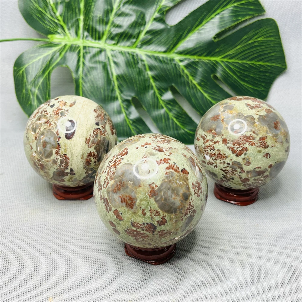 Rare Natural Gemstones Fire Phoenix Turquoise Balls Home Room Feng shui Decoration Witchcraft altar Prayer Spiritual Healing