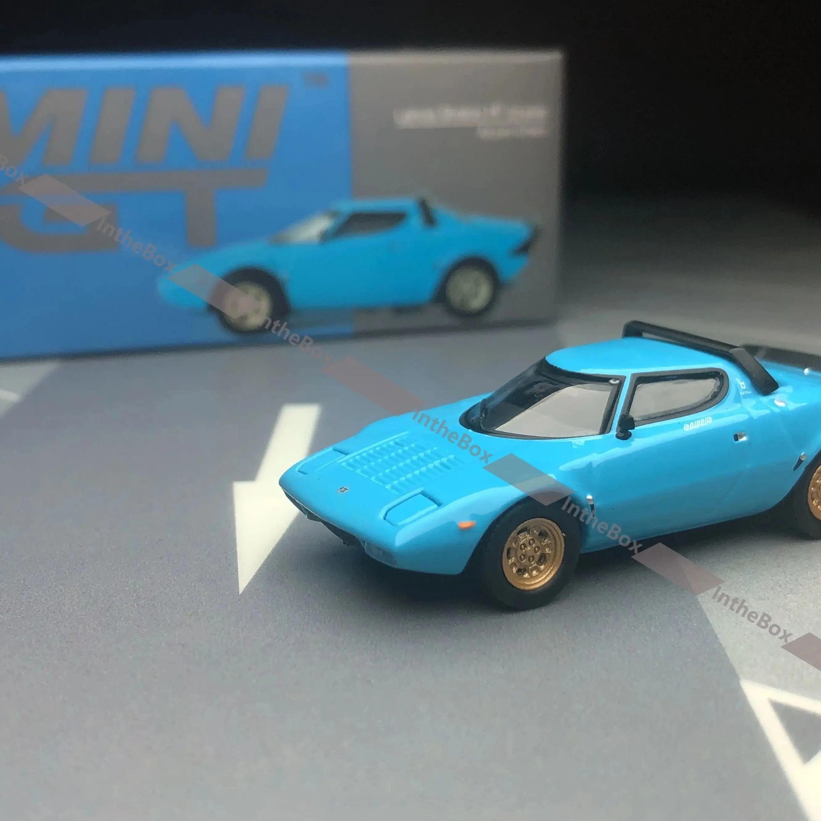 

theBox Store Mini GT #624 Stratos HF Stradale Azzuro Chiaro 1/64 Diecast Metal Car Collection Limited Edition Hobby Toys