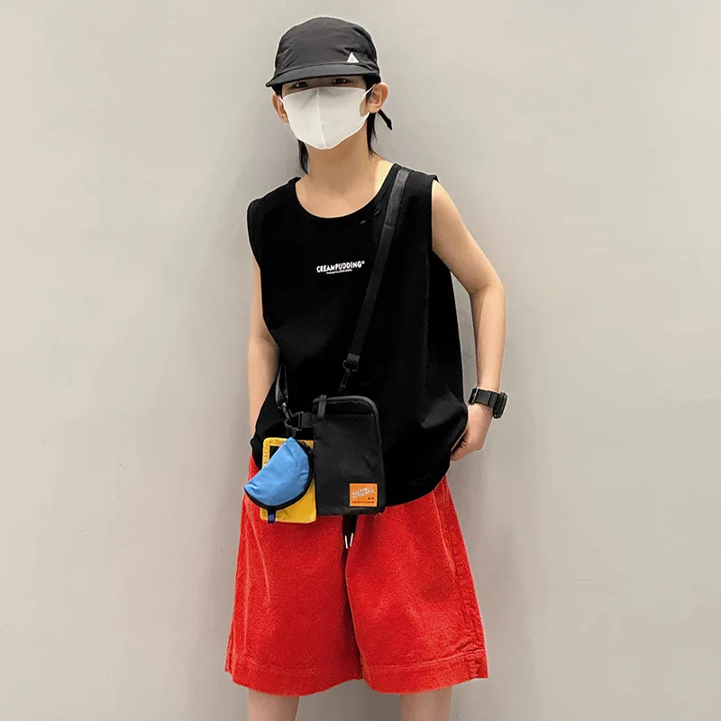 

Baoduo children's clothing children's vest T-shirt boys' sleeveless summer clothing 2025 summer new boys vest