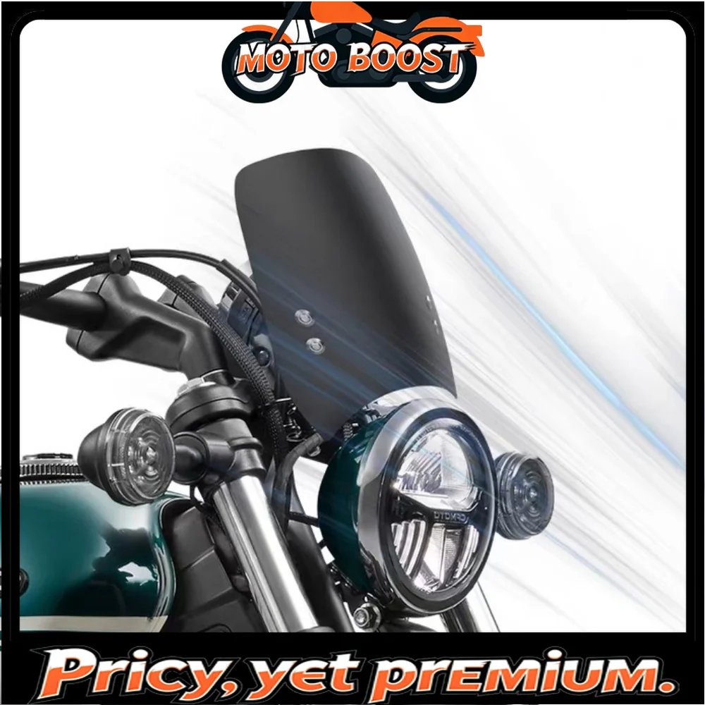 

Suitable for CFMOTO 250CLC modified motorcycle windshield CFMOTO 250CLC aluminum alloy front windshield deflector accessories