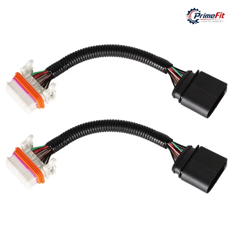 2Pcs HID Headlight Wiring Harness Connectors for VW Touareg 2004-2007 to 11/06 7L6971071A