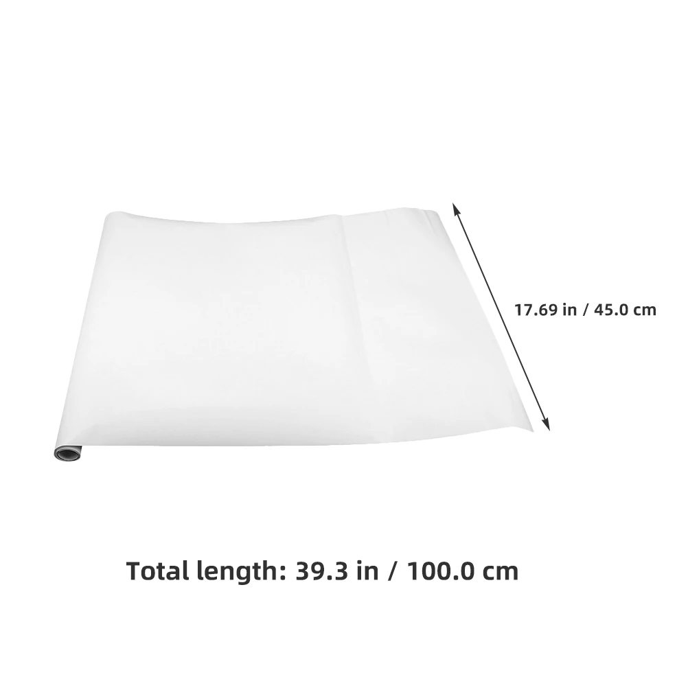 3pcs Children's Wall Stickers 45x100cm White Dry Erase Sheets Reusable Soft Whiteboard Menu Drawing Board