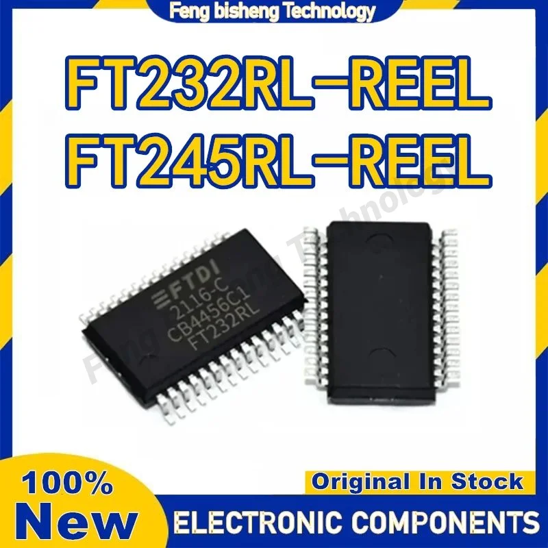 

FT232RL-REEL FT245RL-REEL FT232RL FT232 FT IC USB Chip SSOP28 100% New Original in stock