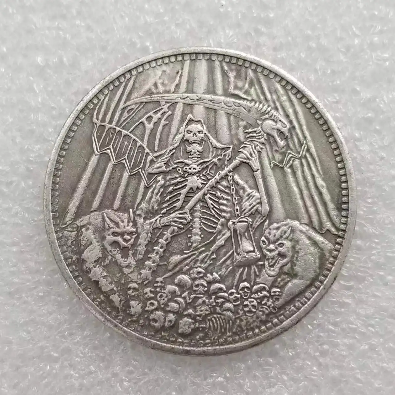 Hobo Nickel Lucky Fortune Toy Coin Ancient Skeleton Pirate Silver Coins Collectibles Commemorative Coin Gifts H4626