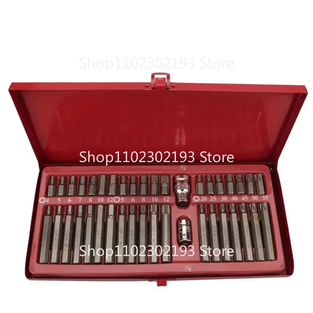 六角形のプラムスタードライバー、ビットセット、自動車修理ツール、40個