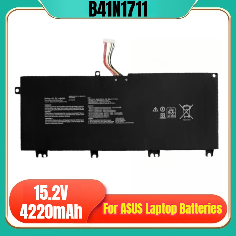 

15,2 В 4220 мАч B41N1711 Аккумуляторы для ноутбуков ASUS Strix GL703VD GL703VM GL503VD GL503VM FX705DD FX705DU FX503V FX705DT