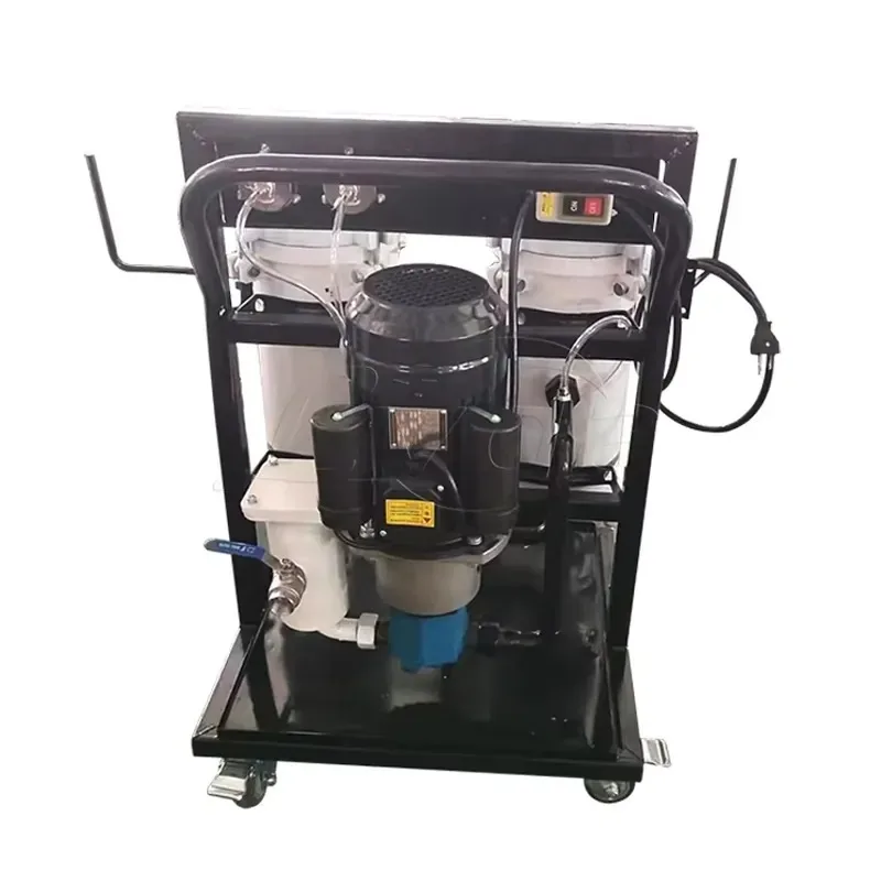 

2026 0.6Mpa Movable Type Hydraulic Oil Filtration Machine with Double Housing Tanks