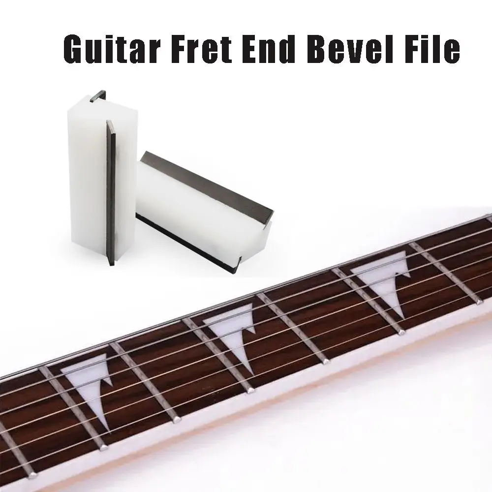 Angled Guitarra Luthier Tool Polishing Steel File Fret Bevel File Acrylic 30° 45° Degree Guitar Fret End Bevel File Guitar