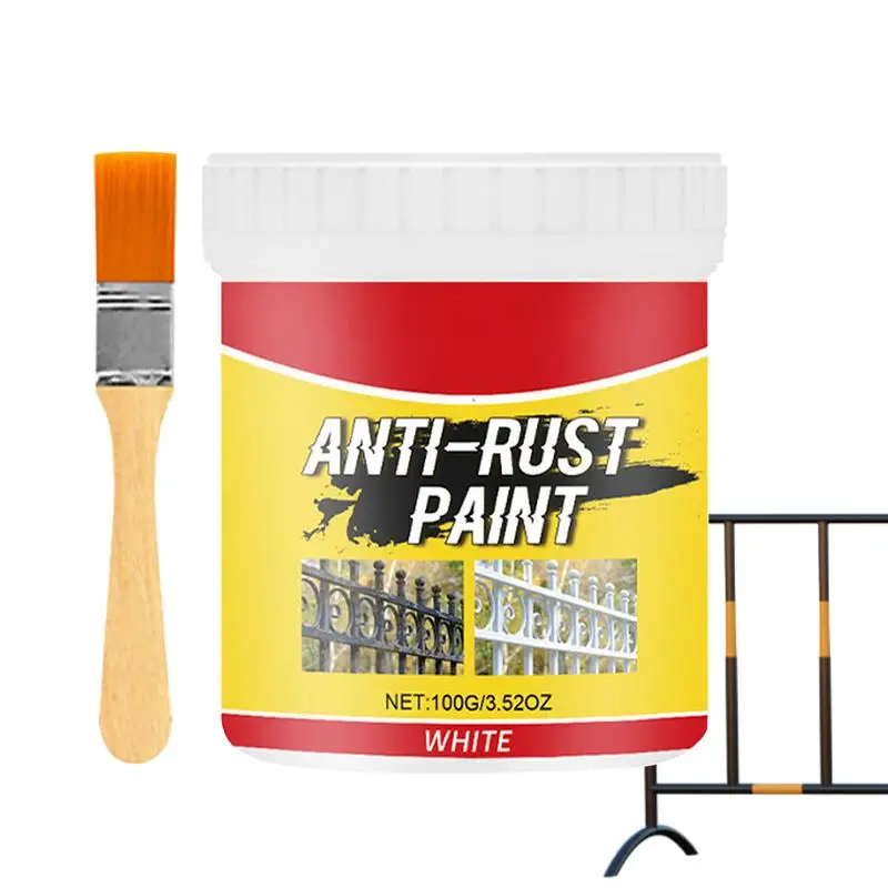 Metal Rust Remover Multi-Functional Rust Converter With Brush Rust Renovator Chassis Anti-Rust Rust Removal For Grill Car