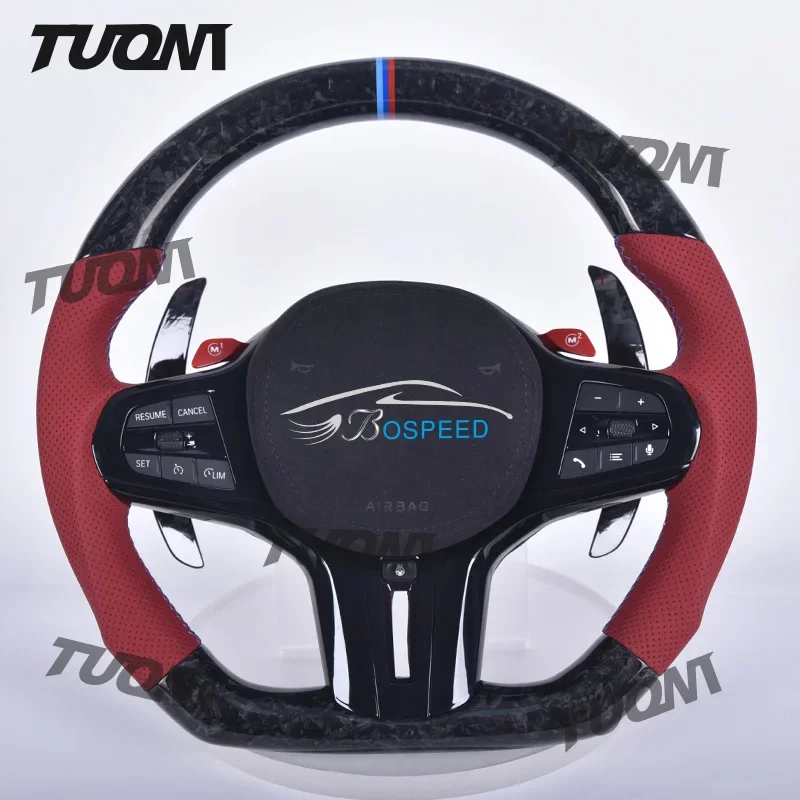 Upgrade Forged Carbon Fiber Steering Wheel For  G20 G28 G29 G30 G32 G38 G11 G12 G05 G01 G02