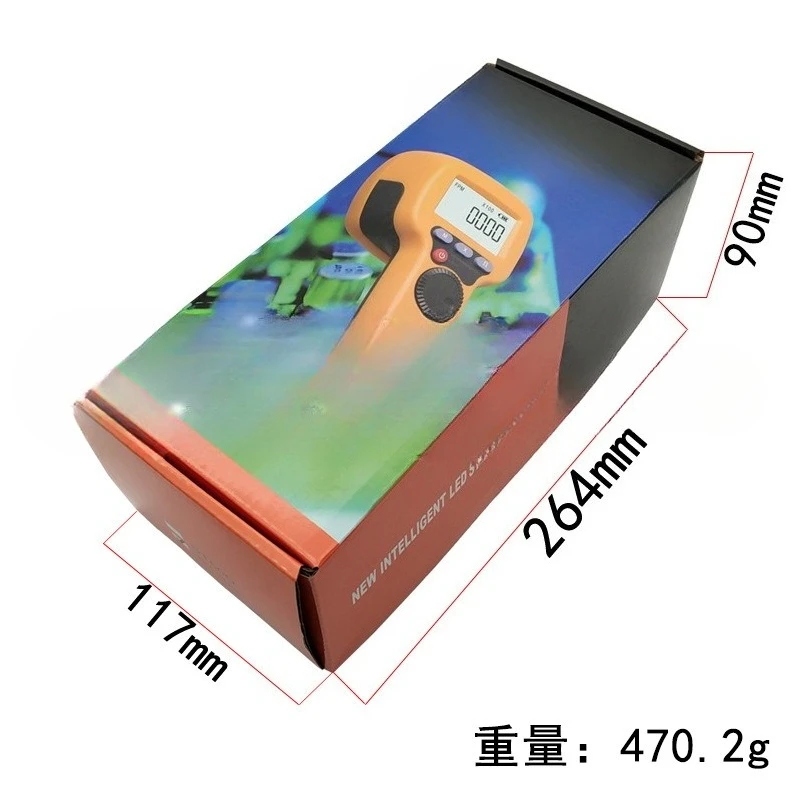 Stroboskopische Multifunktions-Handgeschwindigkeitsmesser-Blitzmessung