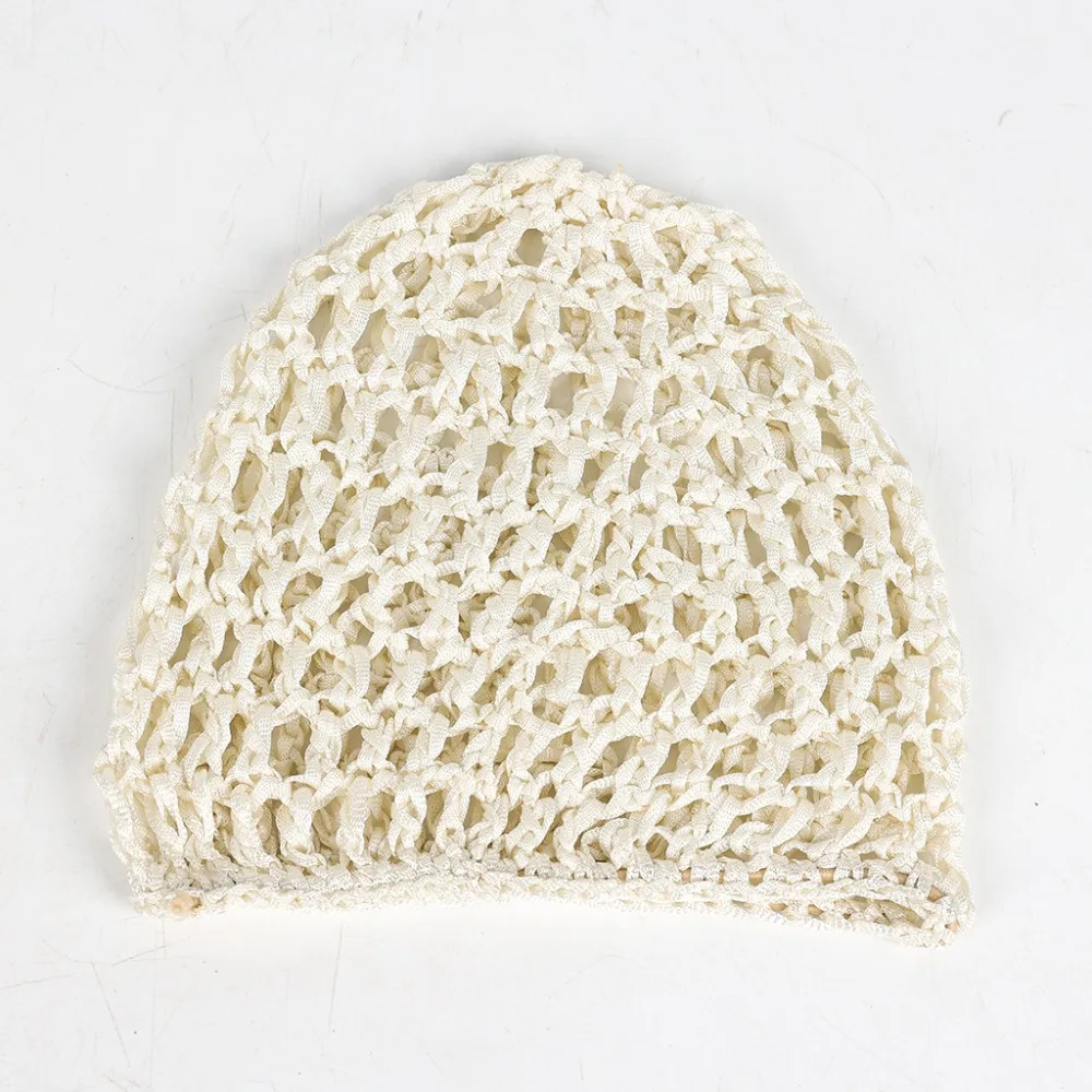 Simple Breathable Hair Net Cap Crochet Cap Hollowout Mesh Wig Caps Comfortable Hijab Caps Prayer
