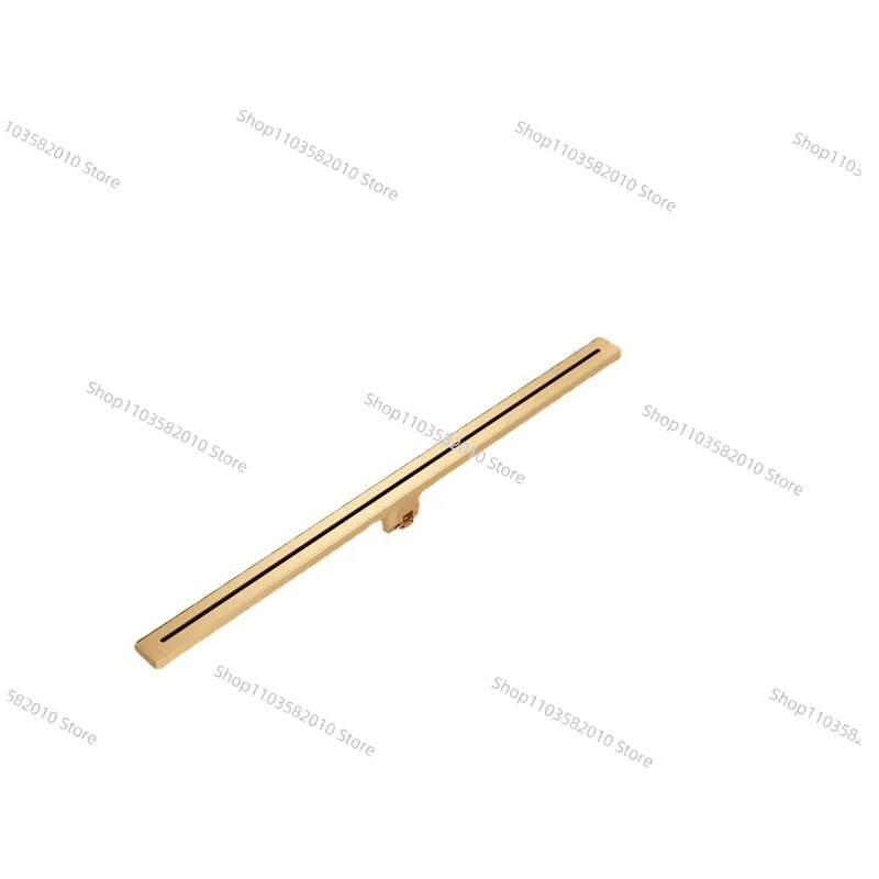 32Mm narrow tile insert square bathroom shower floor drain invisible deodorant long channel hidden garbage filter drain