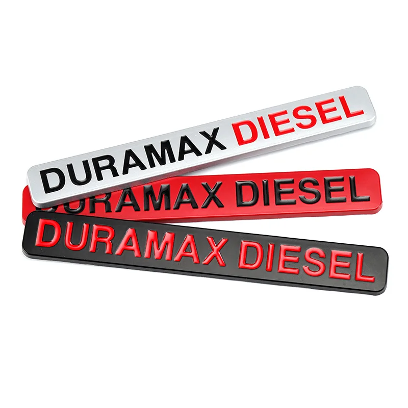 Duramax الديزل المعادن شعارات شارات ملصقات السيارات ل شيفروليه سيلفرادو ZF6 سرعة EFI لايف جي إم سي سييرا أليسون انتقال أفيو
