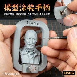 LIANG Model Tools #0224/0225 Model Work Holder Hobby Making DIY Coloring Tools for 1/24 1/35 1/72 Soldier Figure Head Carving