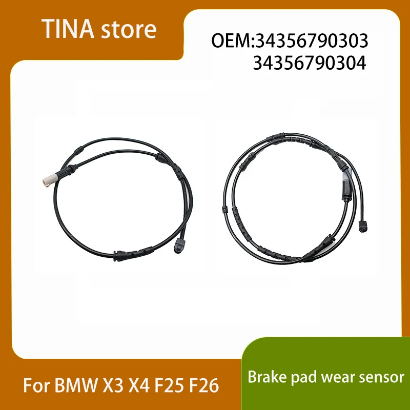 

34356790303 34356790304 Датчик износа передних и задних тормозных колодок для BMW X3 X4 F25 F26 Автомобильные аксессуары