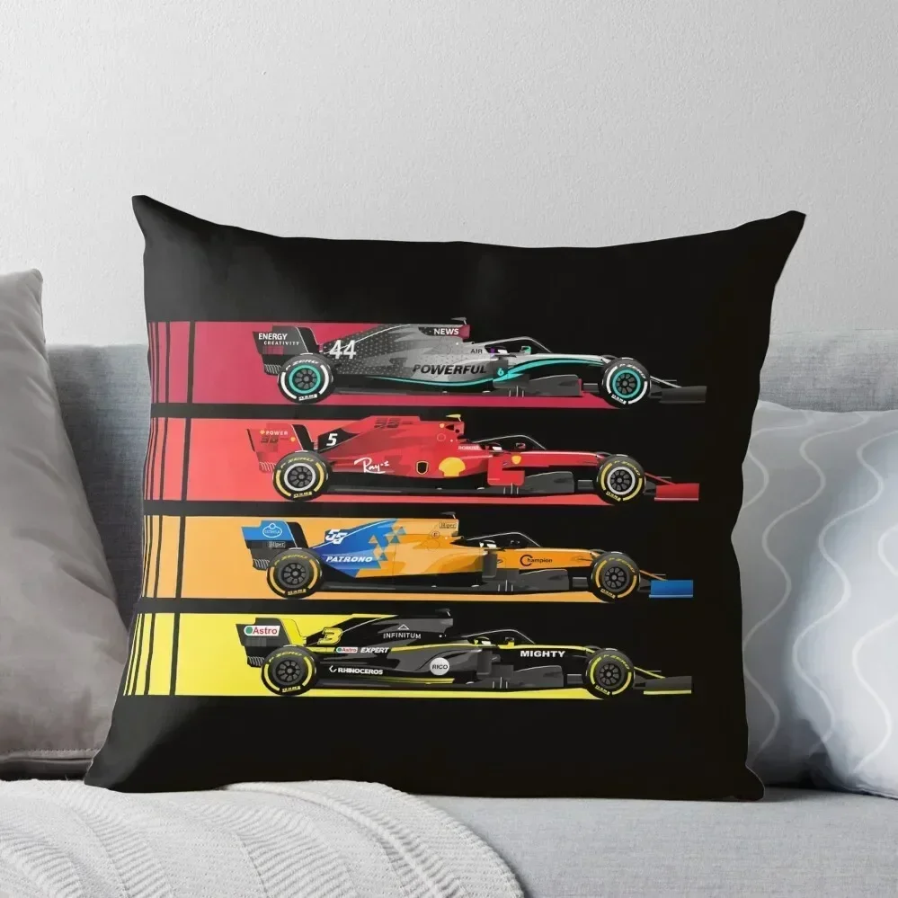 

Grand Prix Formula Cars 2023 Throw Pillow Sofa Decorative Covers Rectangular Cushion Cover pillow