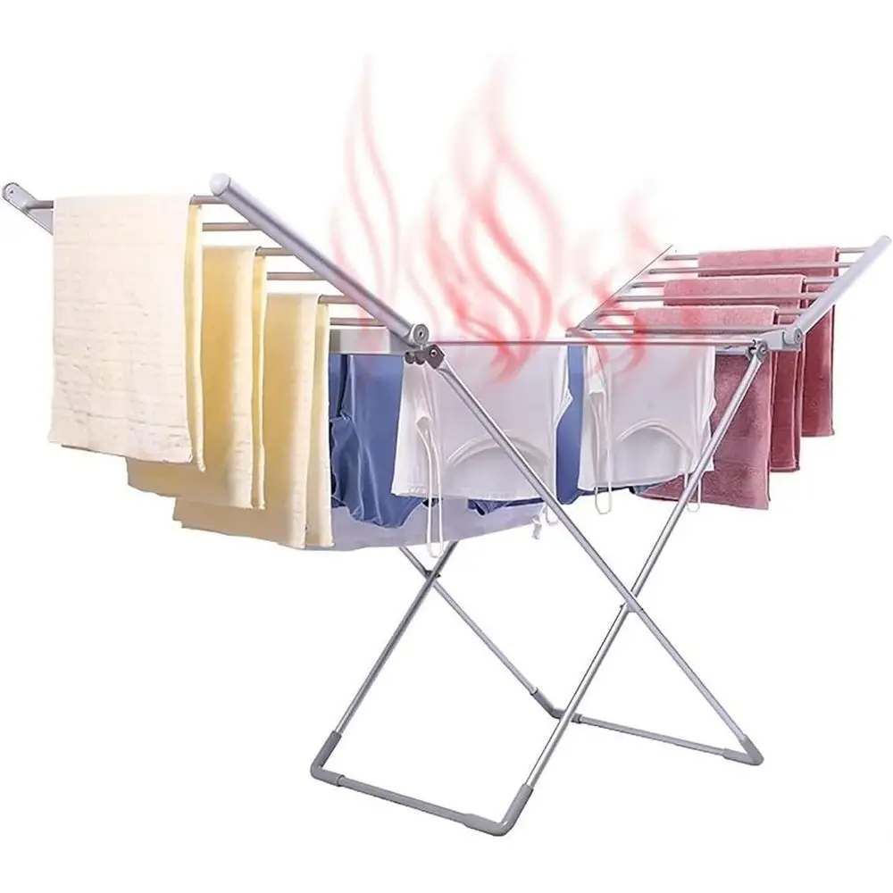 

Компактная электрическая сушилка для белья для полотенец, рубашек и деликатной одежды