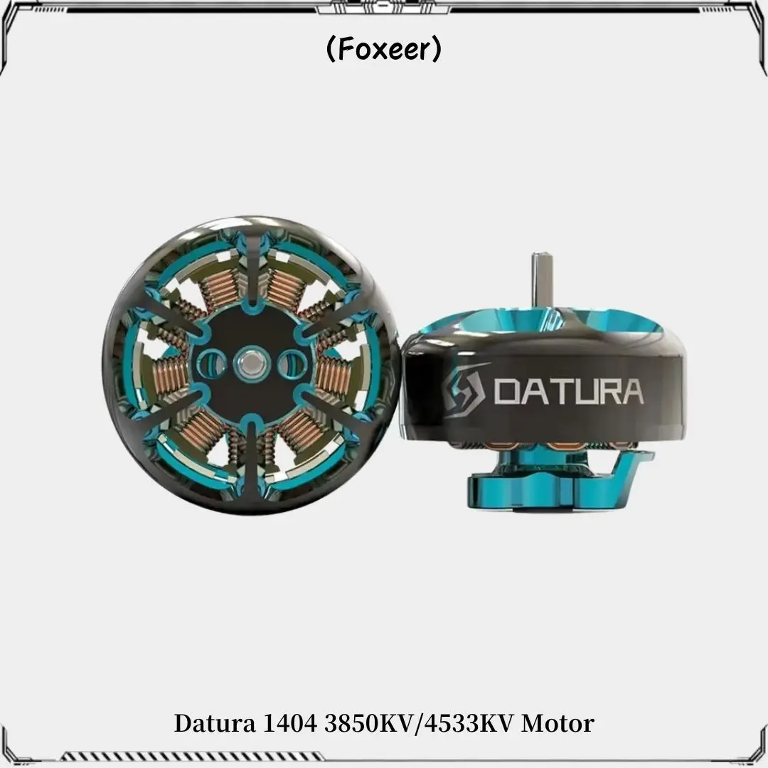 Foxeer Datura 1404 4533KV 3S 3850KV 4S FPV Motor Lipo 1.5mm Shaft 3inch Props for RC FPV Racing Drone