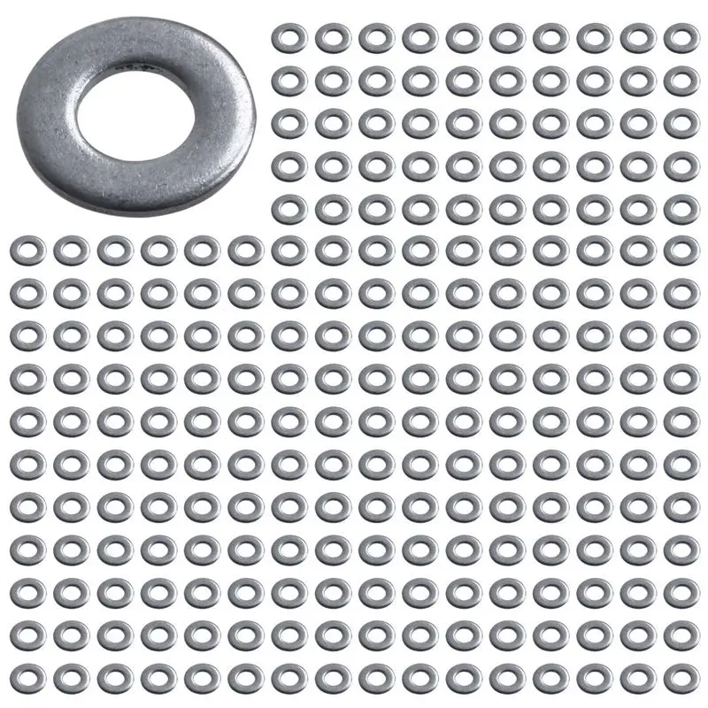 600Pcs M3 3 Mm Metric 304 Stainless Steel Flat Washer