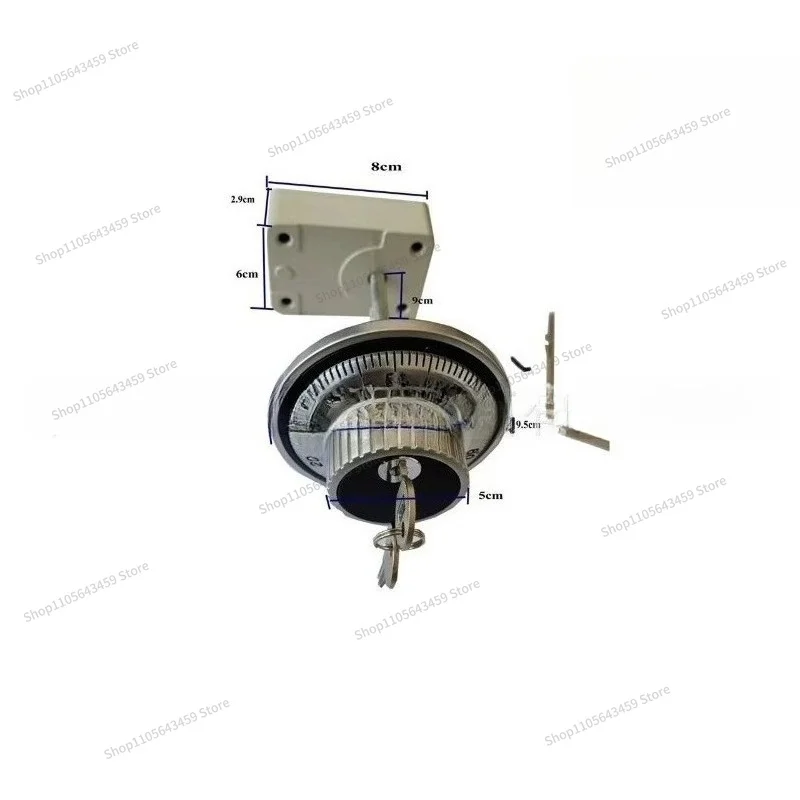 For Double Safe with Key Mechanical Combination Lock ATM Vault Door Mechanical Combination Lock