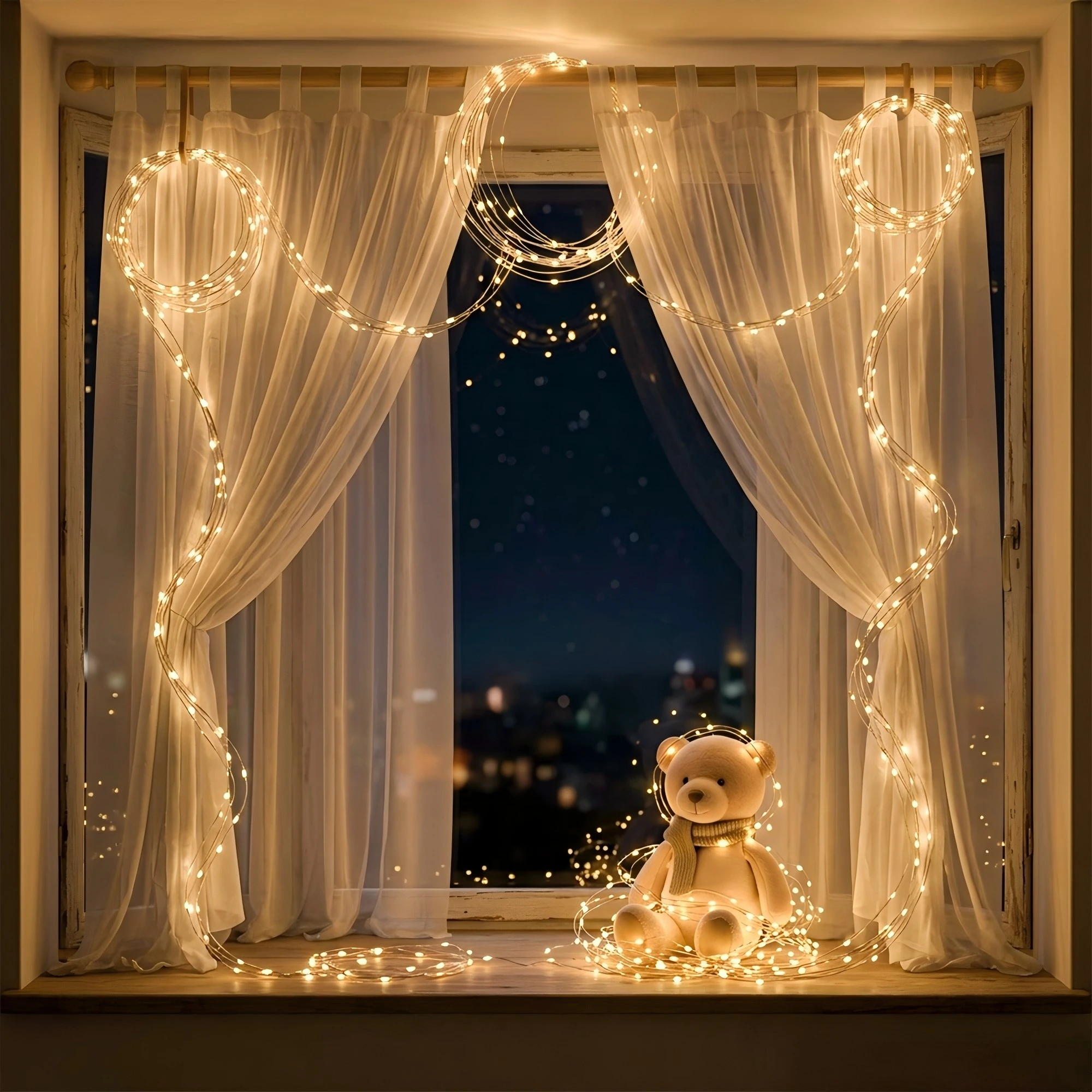 Mini Solar Copper Wire LED Fairy Lights, Portable Bendable String Lamp, Ideal for Flower Bouquet, Table & Festival Decoration