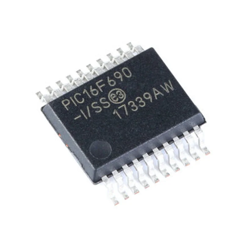 PIC16F690-I/SS PIC16F690 16F690 SSOP-20 SMT 8-bit CIP perangkat kontroler mikro