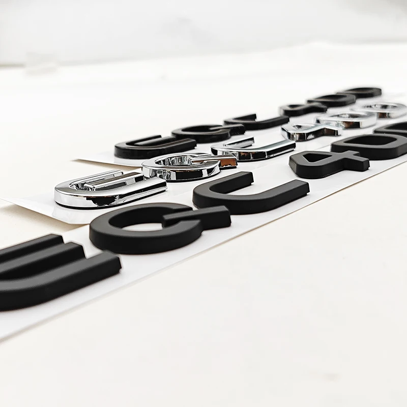 NEW Energy Car ABS Sticker Logo EQC400 Rear Trunk Badge Sticker Emblem Decals For Mercedes Benz EQC Class EQC 400 Accessories