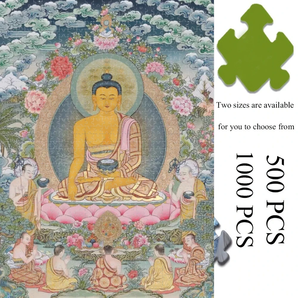 Buddhist Theme New Style Educational Puzzle Difficult Challenge Leisure Decompression Jigsaw Puzzle