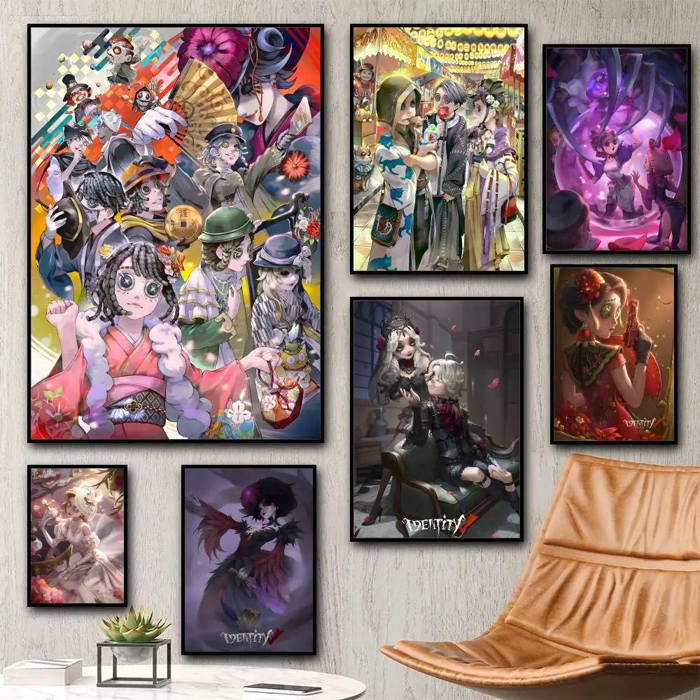 

Game A-I-IdentityS V Anime Painting Calligraphy HD Waterproof Canvas Art: Aesthetic Wall Decor Home,Bar & More