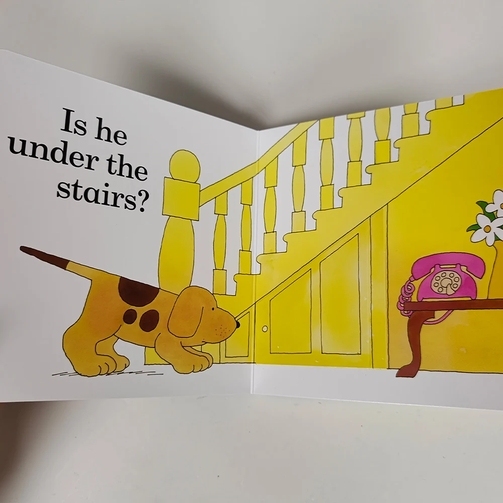 أين هي كتاب التقليب من الورق المقوى للأطفال باللغة الإنجليزية مع الصوت #3