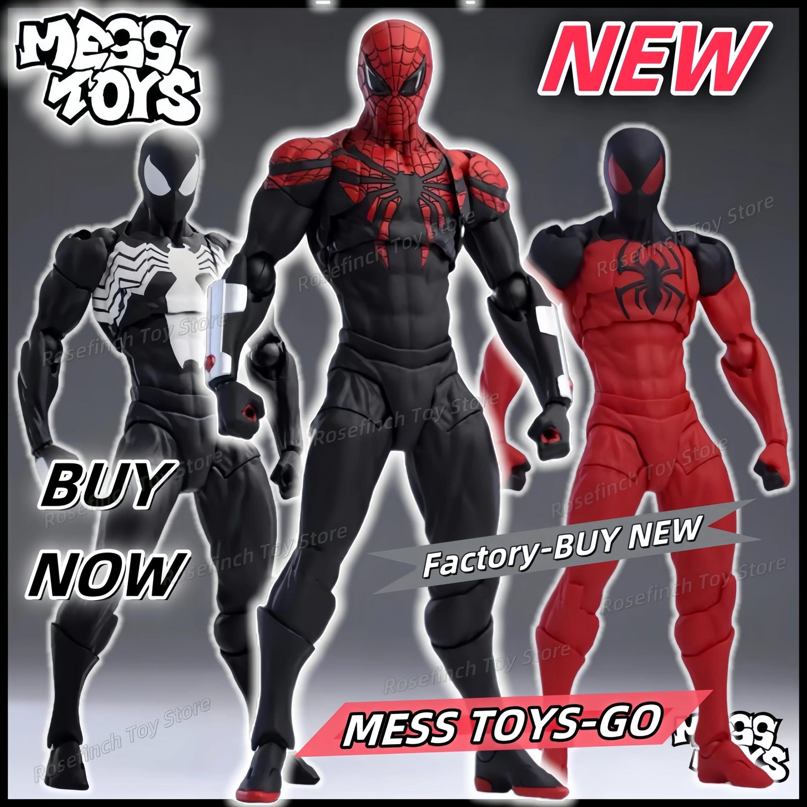 Nuovi giocattoli da disordine Superior Spider Man Messtoys Dottore Polpo Peter Parker Spiderman Vicino Anime Action Figure Regali di compleanno Giocattolo
