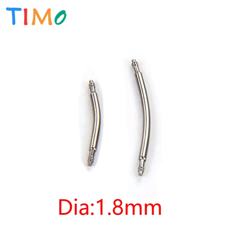 20 PCS Dia1.8mm Spring Bars Curved Watch Strap Link Bars18mm 19mm 20mm 22mm 24mm Watch Strap Bands Bracelet Spring Bars