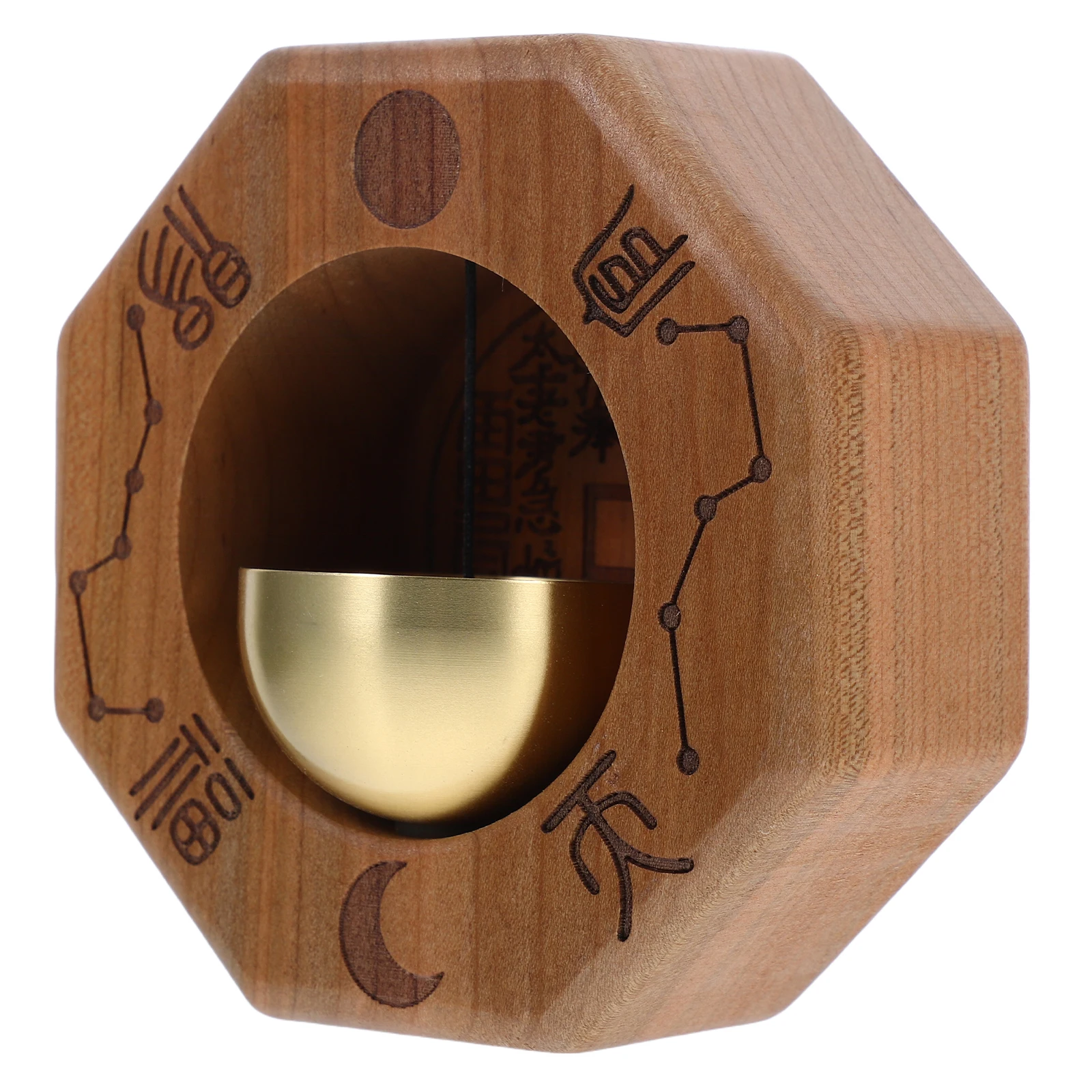 

Crisp Sound Peace Fortune Door Bell Wind Chime Decorative Entrance Remind Chimes Vintage Wooden Home Office Space