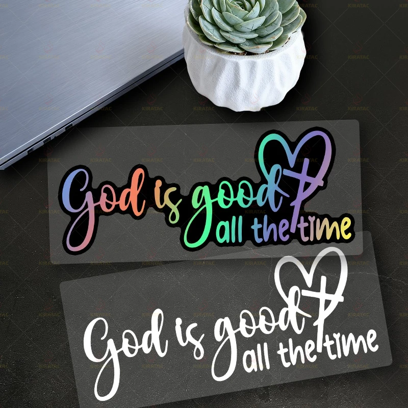 

1 шт., наклейки для мотоциклов God Is Good All The Time, водонепроницаемые для мотоциклов, обтекатели топливного бака, автомобильные окна, универсальные виниловые наклейки