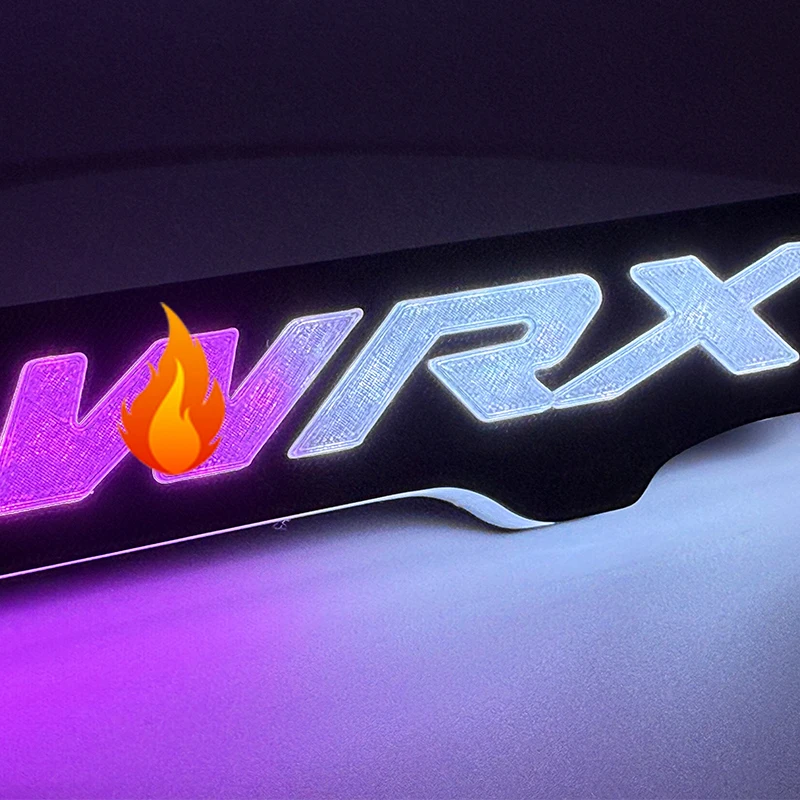 

Многоцветная RGB LED-эмблема/значок для решетки радиатора Subaru WRX, серия Flow