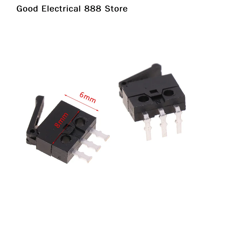 【G】10Pcs Camera Switch Reset Detection Stroke Limit Miniature Switch Straight Bent Feet