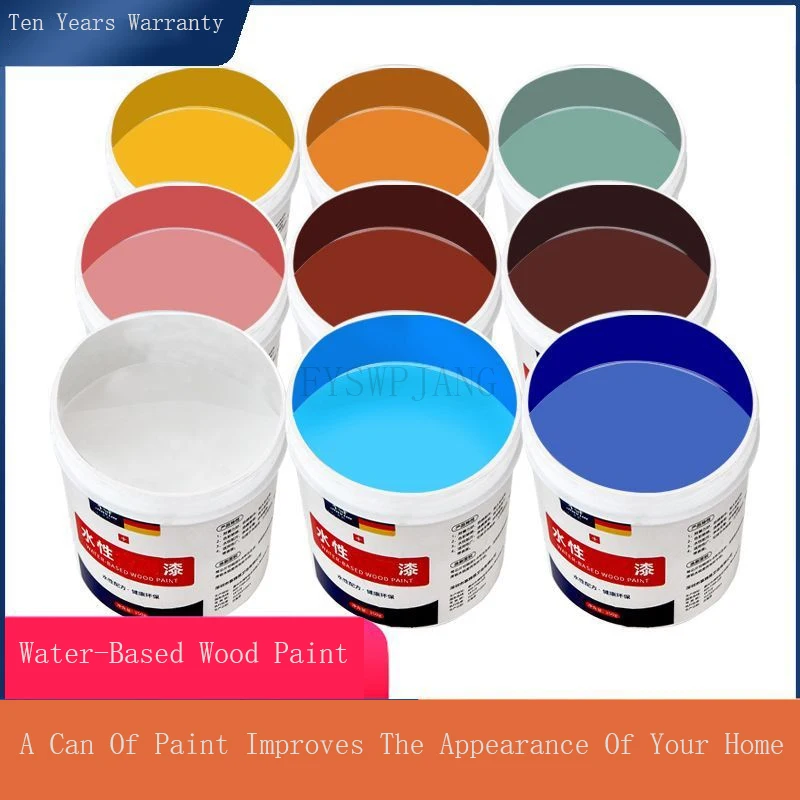 Water-Based Wood Paint Household Self-Painting Paint Wooden Door Renovation Furniture Quick-Drying Formaldehyde-Free Paint